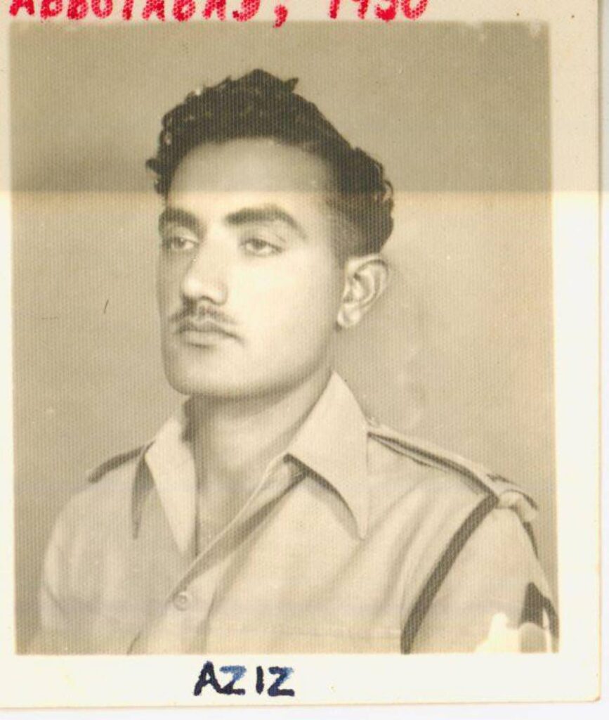 Portræt af Major Aziz Bhatti