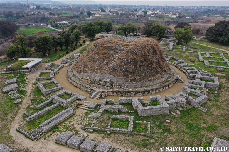 Buddhistisk stupa i Taxila