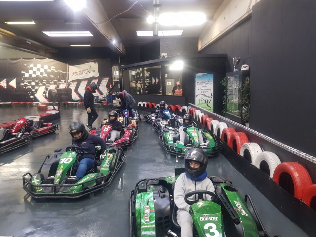 Gokart i Ballerup, februar 2022 – billede 1