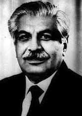 Portræt af Ghulam Mustafa Jatoi