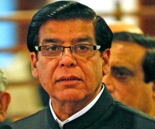 Portræt af Raja Pervez Ashraf